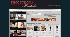 Desktop Screenshot of fussfetischkontakte.com